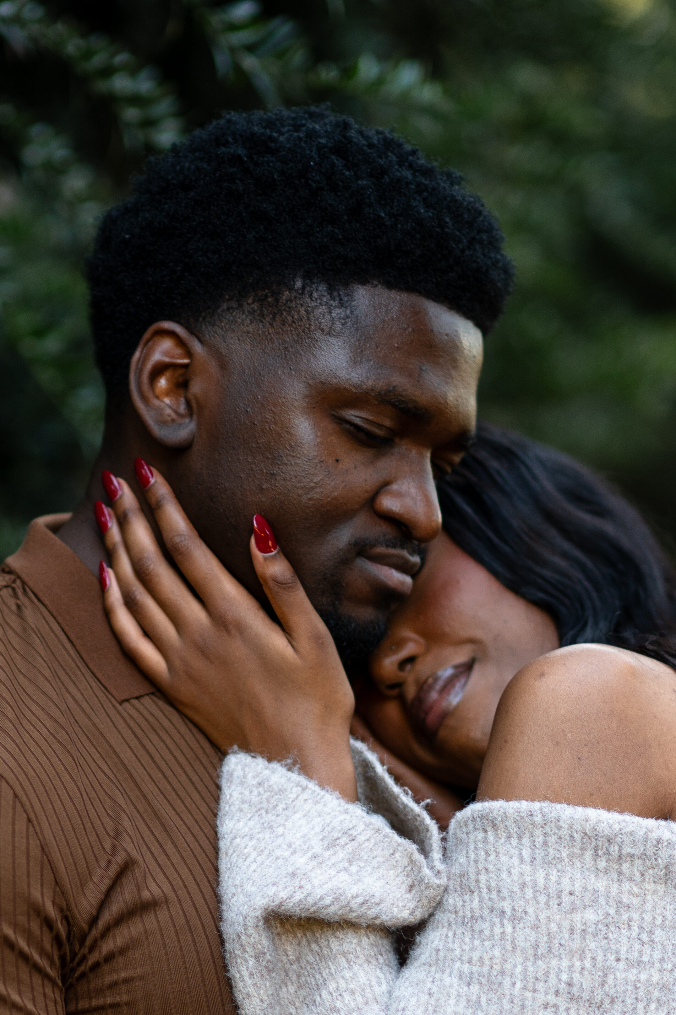 Merveille and Gladys during their pre-wedding session